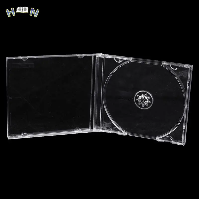 CD DVD Storage Case 1PCS ReadStar Transparent Plastic Single Piece disc case CD case, thickened CD DVD disc box, Disc box