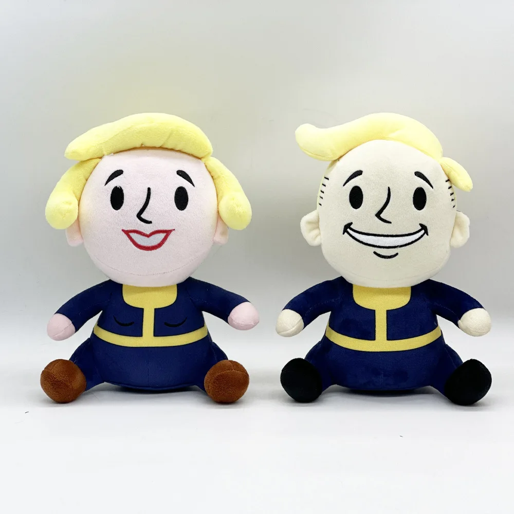 Allout Vault Girl Stubbins 봉제 인형 Vault Boy Bobblehead 시리즈 봉제 장난감, 부드러운 박제 애니메이션 주변 피규어 장식, 어린이 선물
