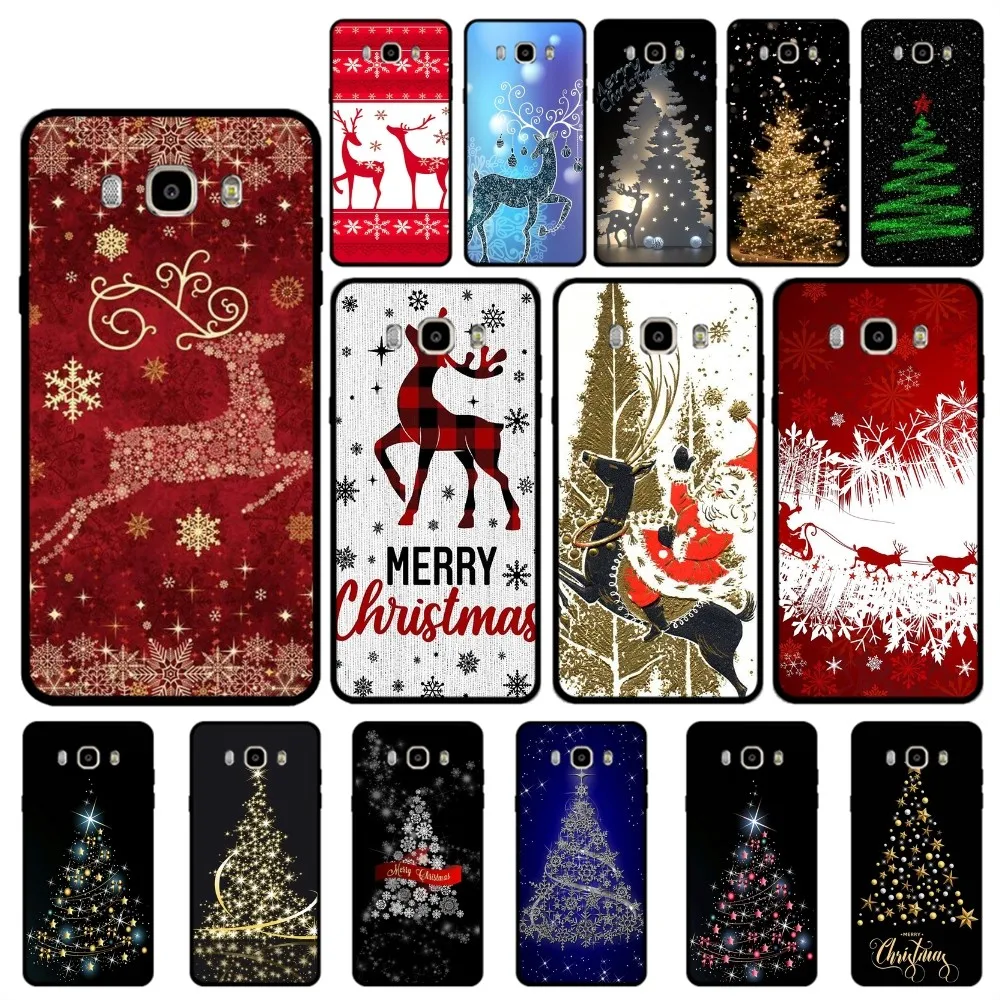 Merry Christmas Deer Tree Custodia Per Telefono Per Samsung J 7 Plus 7Core J7 Neo J6 Plus Prime J6 J4 J5 Cover Per Cellulare
