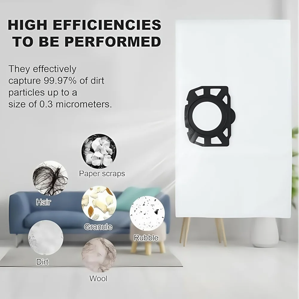 Para Filtros De Bolsas De Polvo Karcher Para Wd4 Wd5 Wd6 Pre | Cuotas Sin Interés