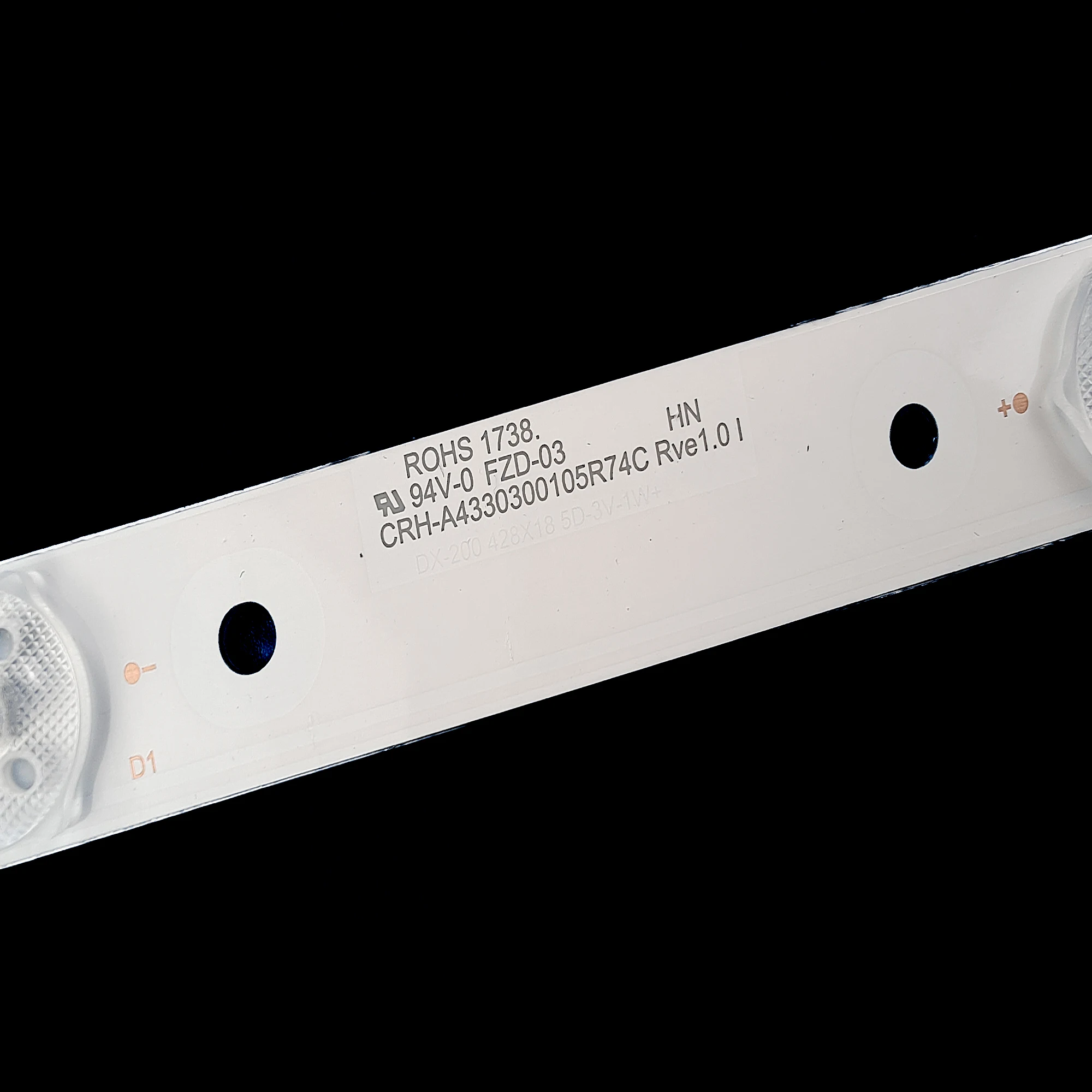 Led 43 Polegadas Backlight Strip Crh-a4330300104l6cnrev1.0 lg 43ug620v 43uj620v 43uj620y Crh-a4330300105r6cnrev1.0 - Imagem 6