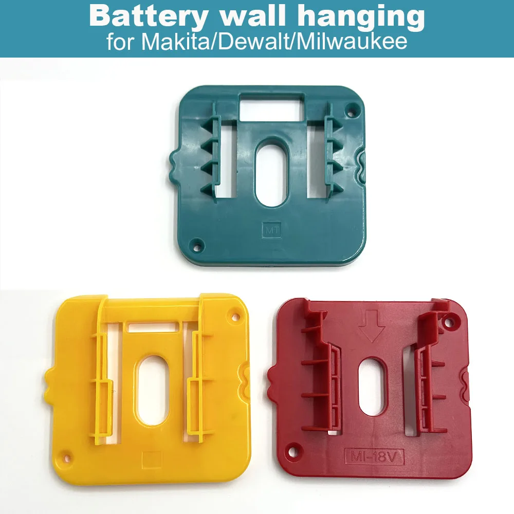 Battery Holder for Makita/Milwaukee/Dewalt 18V Li-ion Battery Tools