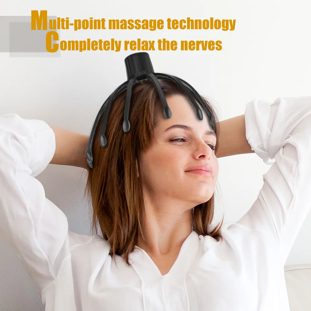 

12 claw electric head massager vibrating scalp massager scalp kneading rechargeable head massage claw