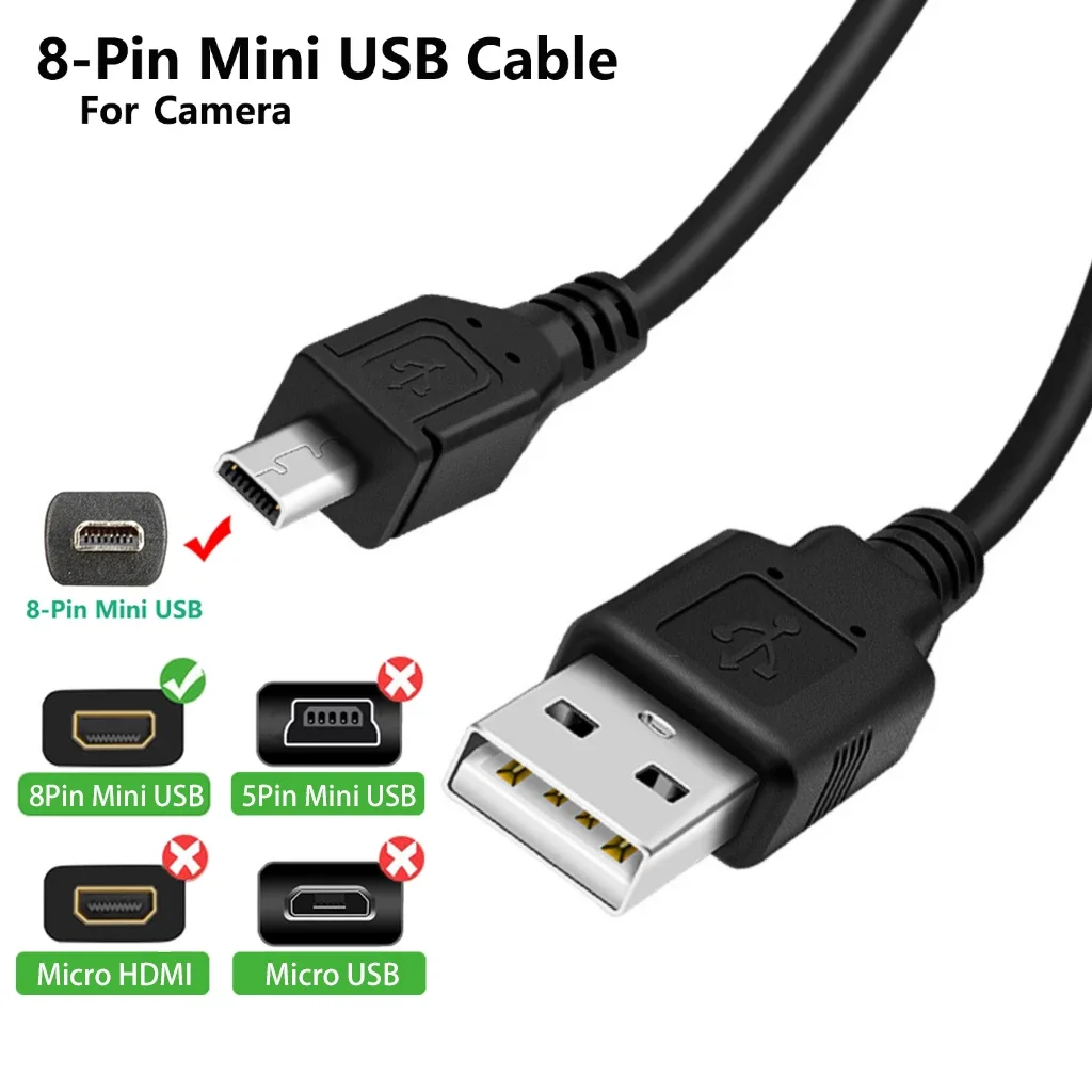 【Fast Ship】USB to Pin Mini USB Camera Data Cable for SONY - Main Image