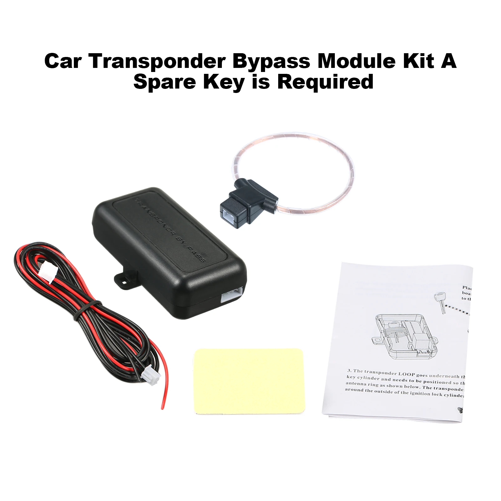 2023 New Transponder Bypass Module Kit Car Immobilizer A Spare Key is ...