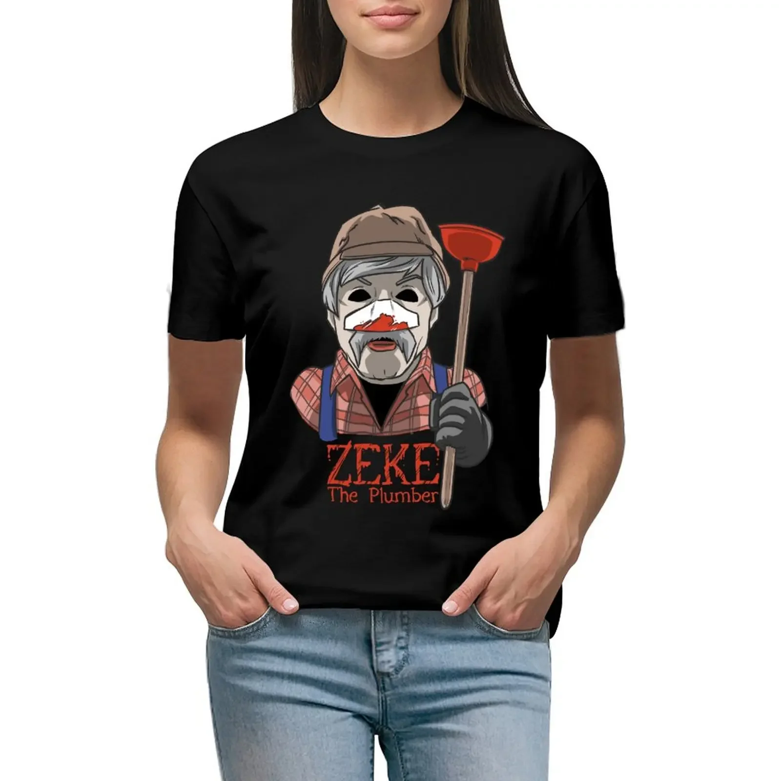 

Zeke The Plumber T-shirt plus size tops cute clothes Women's clothing