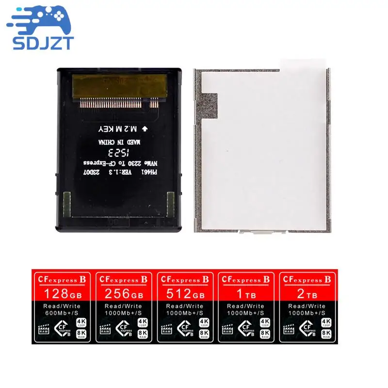 카메라 사진 스튜디오용 확장 메모리 카드 컨버터, NGFF M2 Mkey Nvme 2230 SSD-CF Express B 타입 어댑터
