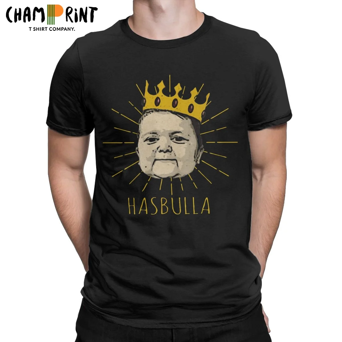 Hasbulla Magomedov Winner T Shirt Men Cotton Awesome T-Shirts Crew Neck Tees Short Sleeve Clothing Classic