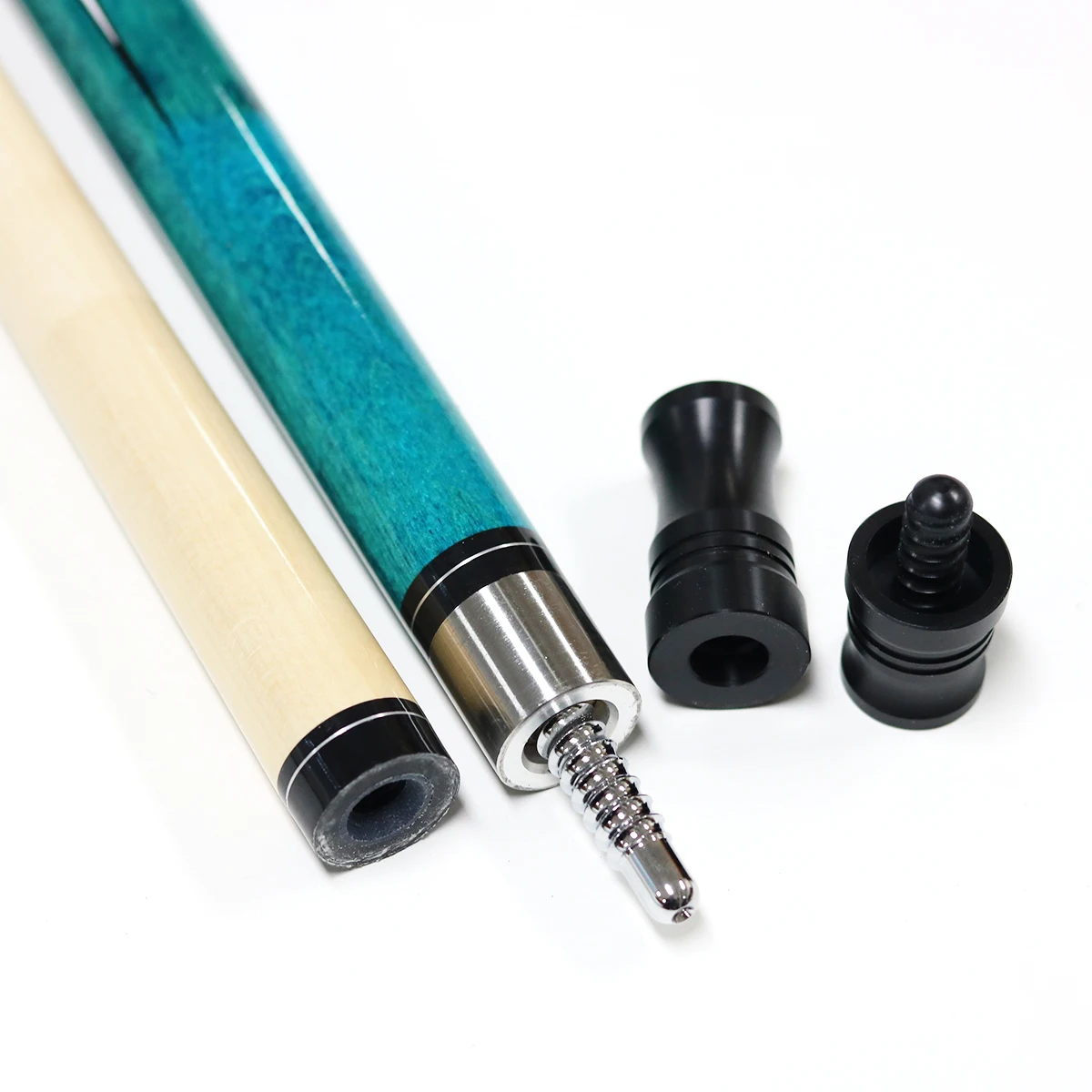 Premium Quality New Fashion Canadian Maple Wood 2-pc Nine-ball Pool Billiard Cue Stick 11.5MM