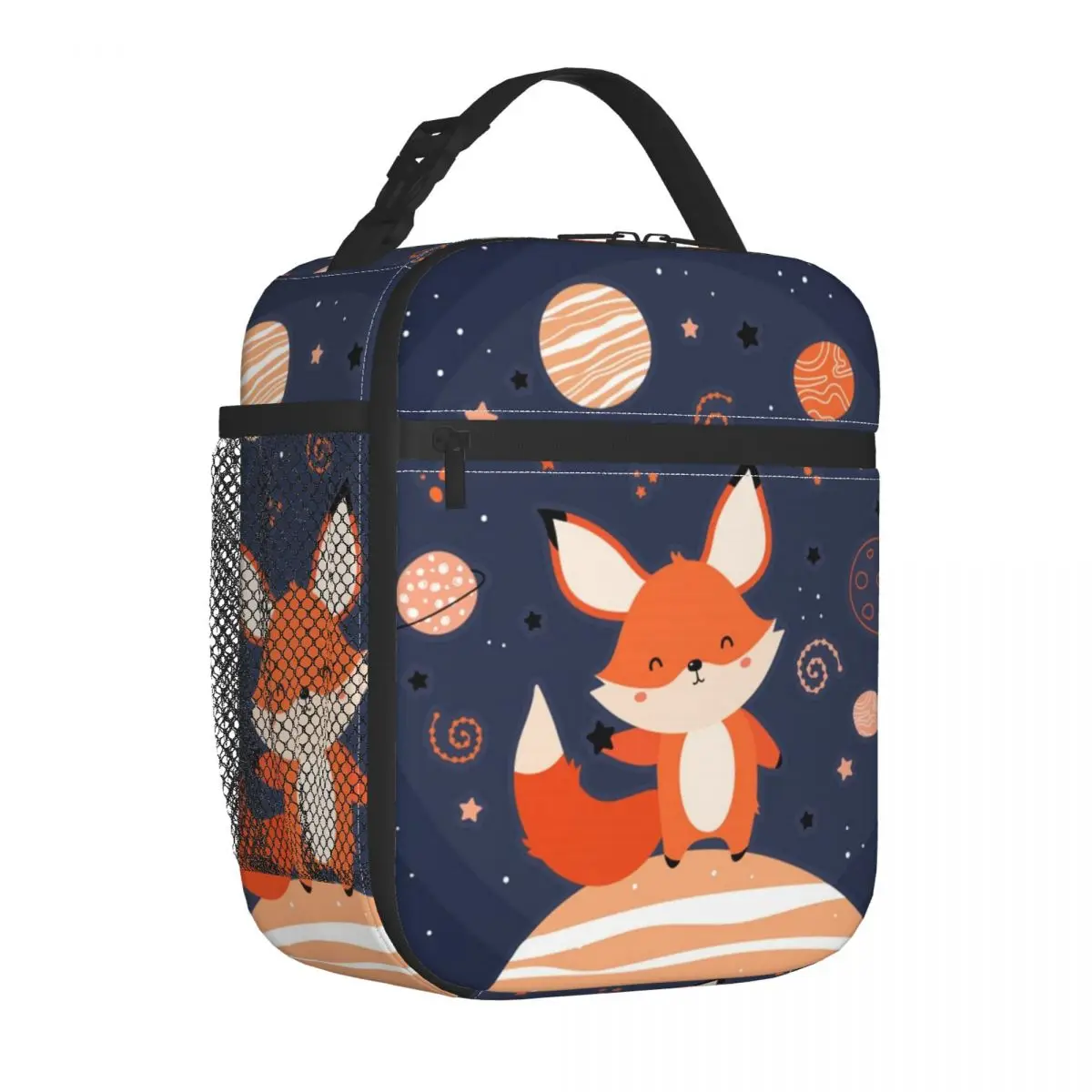 

The Little Prince Fox Insulated Lunch Bags Thermal Bag Lunch Container France Stars Tote Lunch Box Food Storage Bags Travel