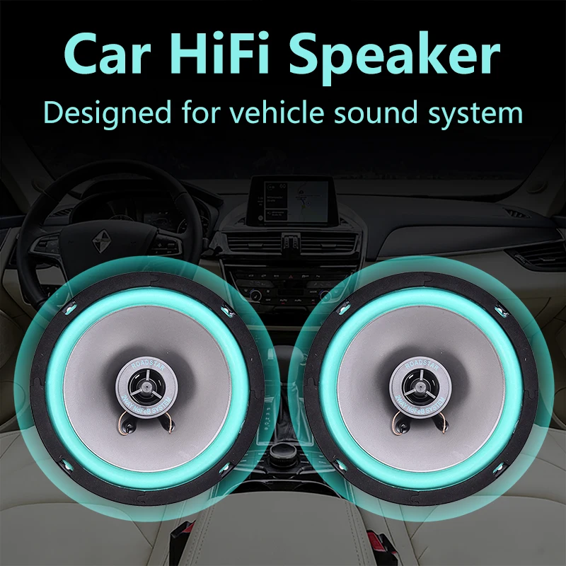 1pc 4" 5" 6.5" Audio Systems Car Speakers 2 Way With Polypropylene Cone