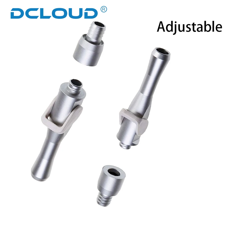 2 Pz Dentale Saliva Espulsore Valvole Di Aspirazione SE HVE Punta - Foto 2