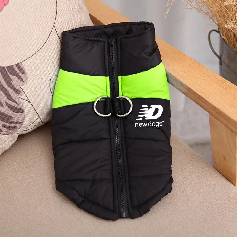 Winter Pet Dogs Jacket Waterproof Warm Dogs Clothes French Bulldog Zipper Coats For Small Medium Large Clothing