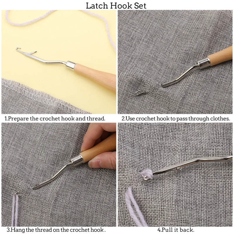 Crochet kit crochet hooks LMDZ Wig Crochet Needles Set for dreadlock hair weave