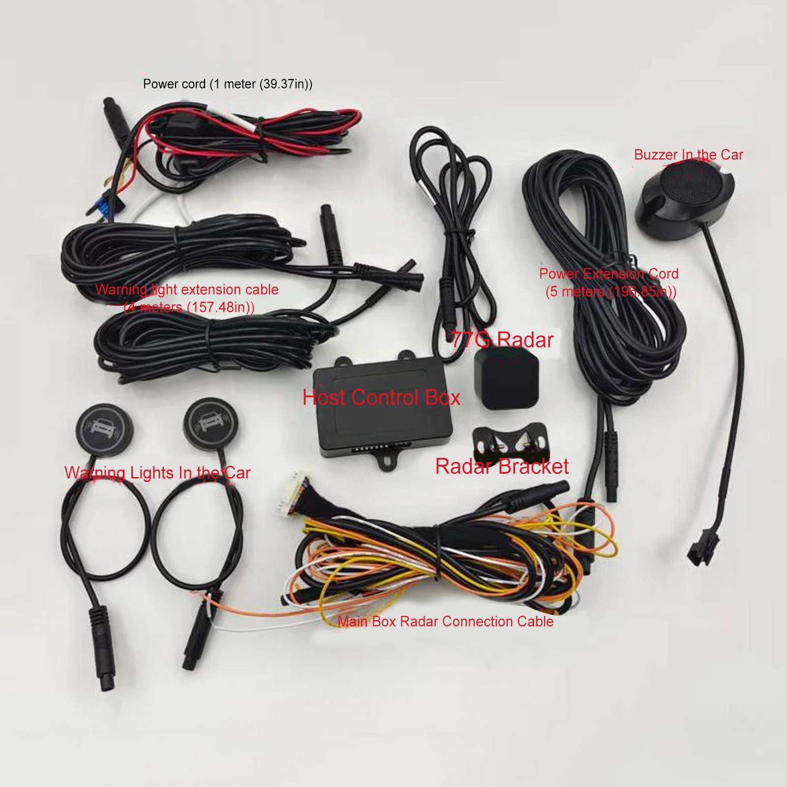 77Ghz Millimeter Wave Radar for Car Bsd Blind Spot Detection System Lane Changing Assistance Vehicle Blind Spot Monitoring
