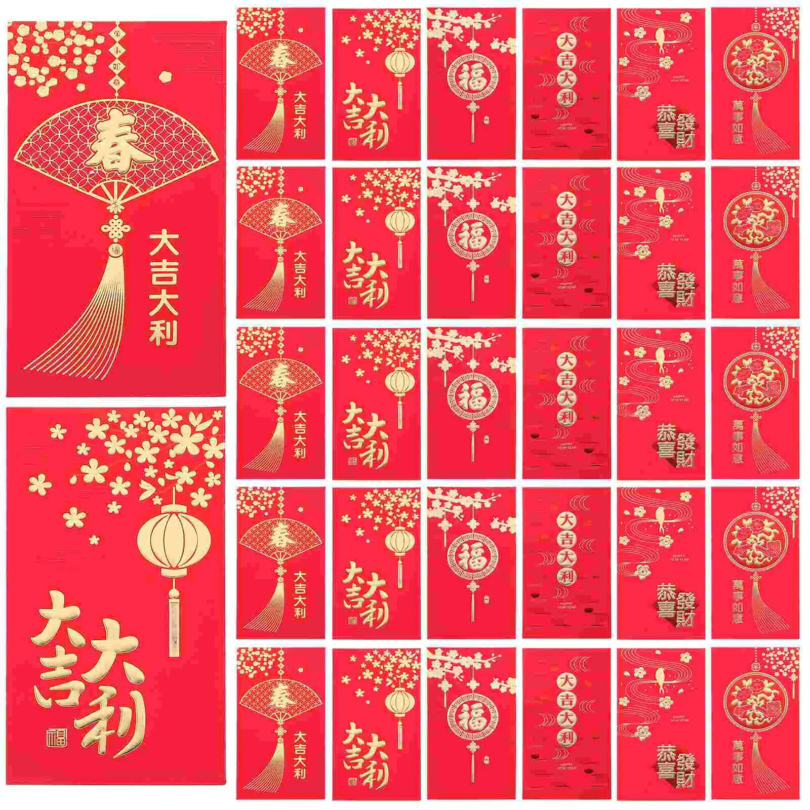 

Red Envelope New Year Red Pocket Chinese New Year Red Envelopes Red Bag Spring Festival Marriage Birthday Red Envelopes