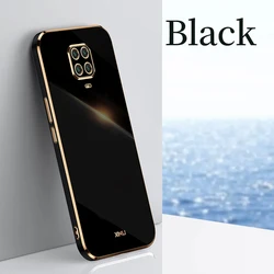 Luxury Plating Bumper Phone Case - Soft Silicone Back Cover for Redmi k30 (ZB Black)