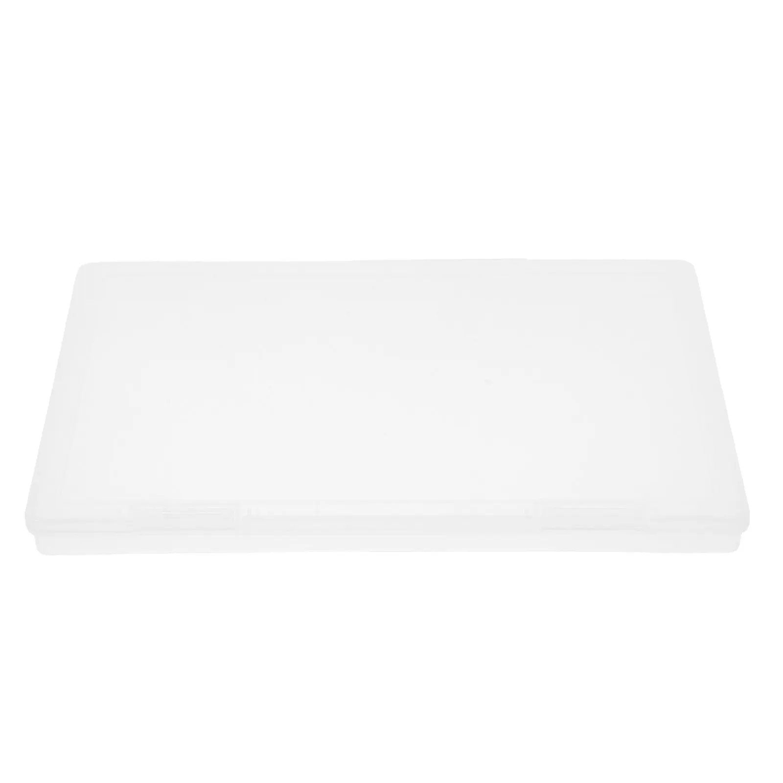 뚜껑이 있는 휴대용 파일 상자 투명 문서 보관 상자 사무실 가정 여행용 방수 방진 종이 정리함 강력한 내구성