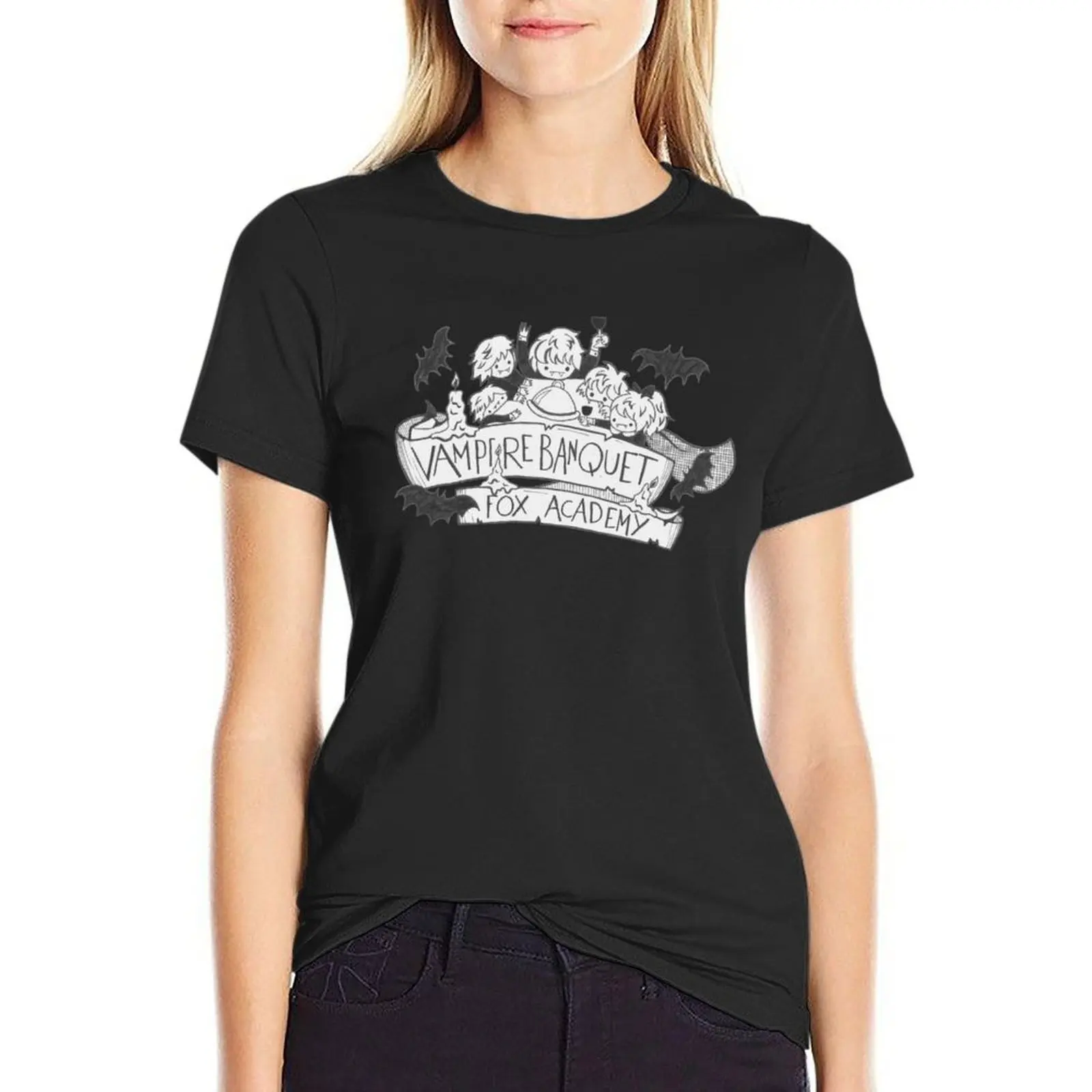 Fox Academy - Vampire Banquet design T-Shirt quick-drying sublime Woman fashion