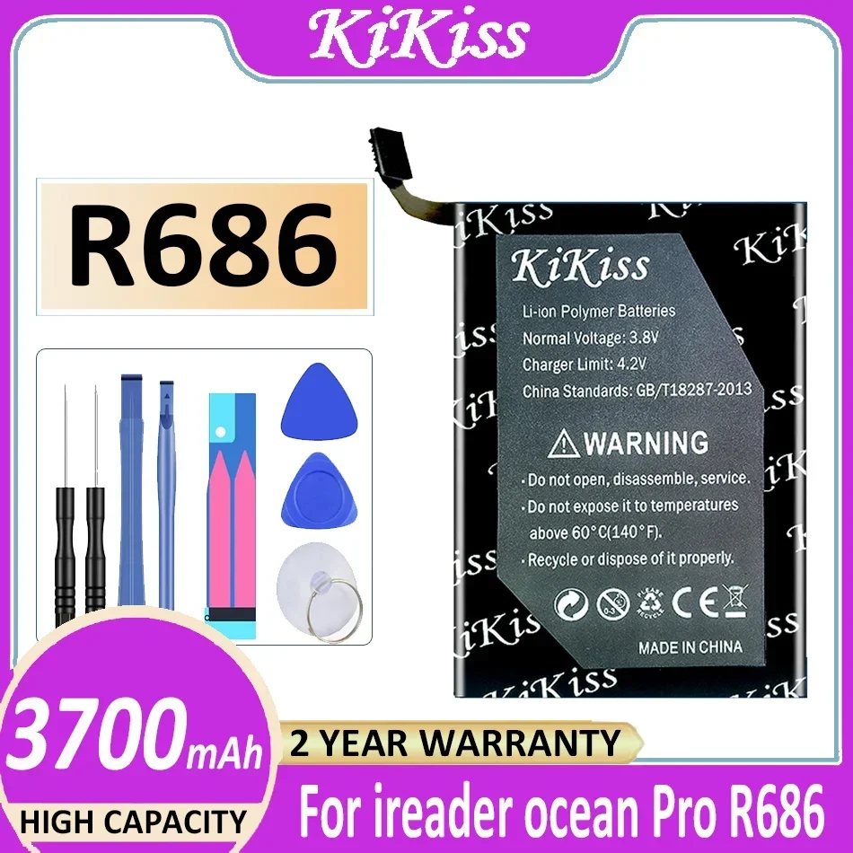 

Аккумулятор KiKiss 3700 мАч для ireader ocean Pro R686, цифровая батарея