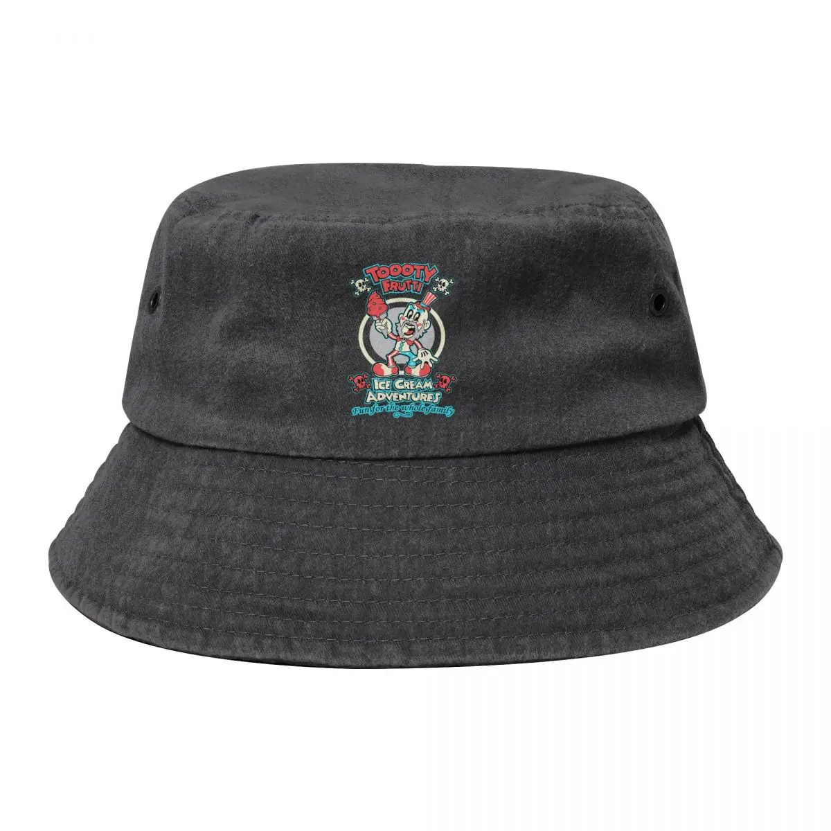 

Toooty Frutti Racerback Cowboy Denim Fisherman Hat With Printing