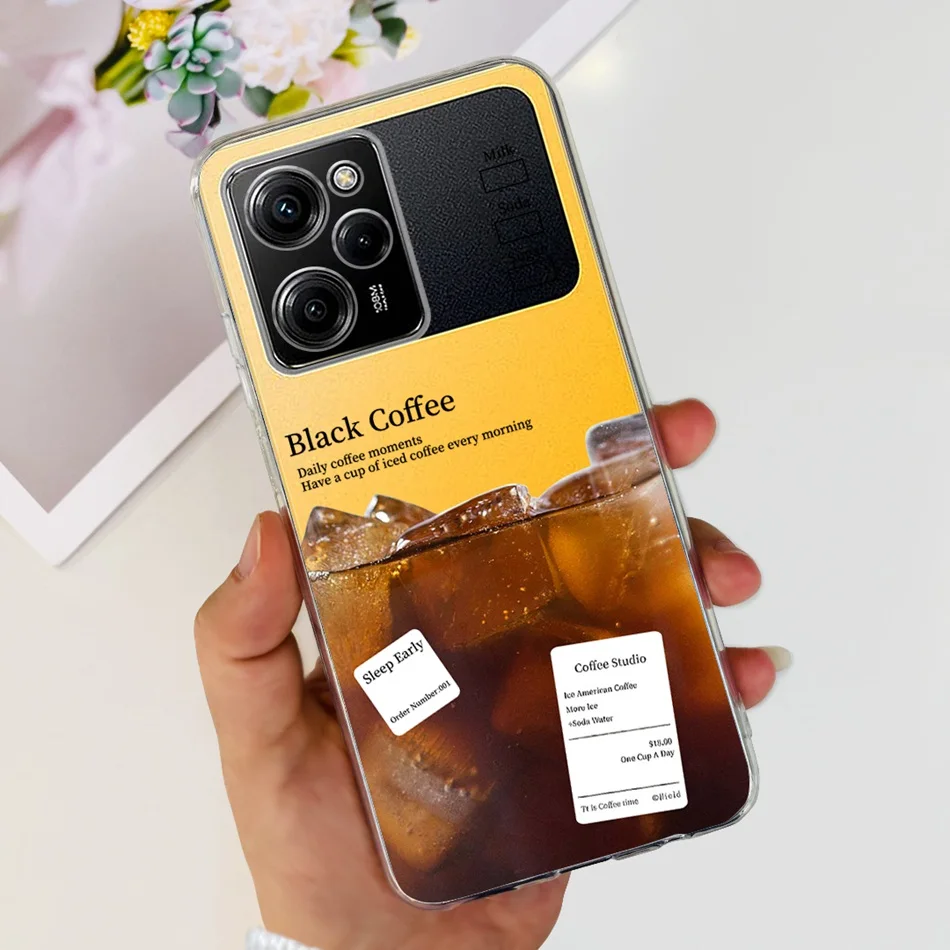 Elegant Printed Soft Silicone TPU Phone Case - Compatible with Poco X5 Series