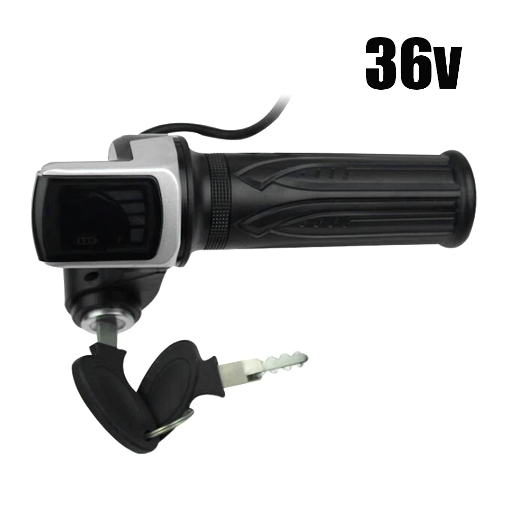 Description Picture 4 of item36V/48V/60V Electric Scooter Throttle Grip With Key Lock Power Indicator With LCD Display 158cm E-bike Cycling Accessories