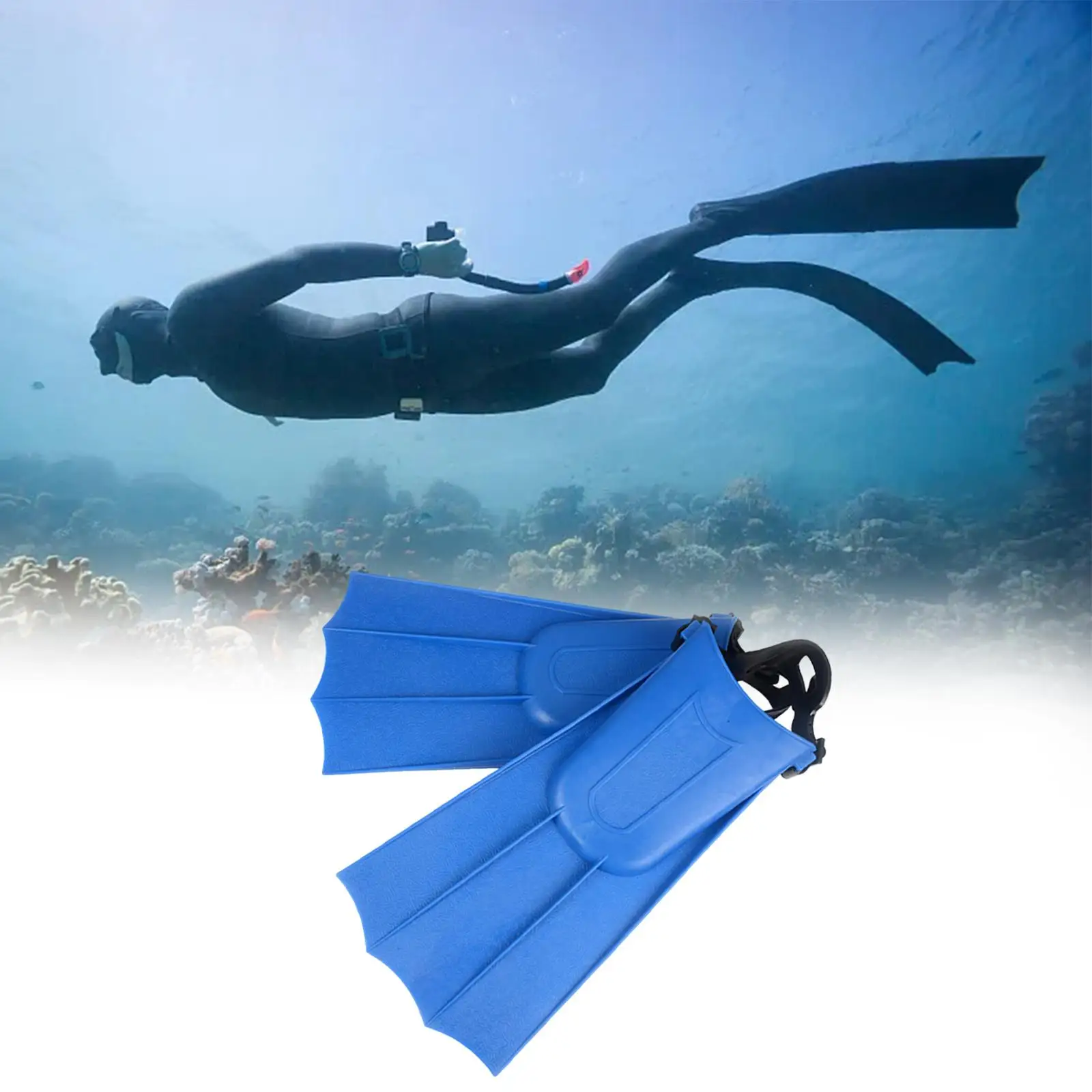 Snorkel Fins Comfortable Water Sports Lightweight Portable Adjustable Traveling Swimming Flippers for Beginners Professionals