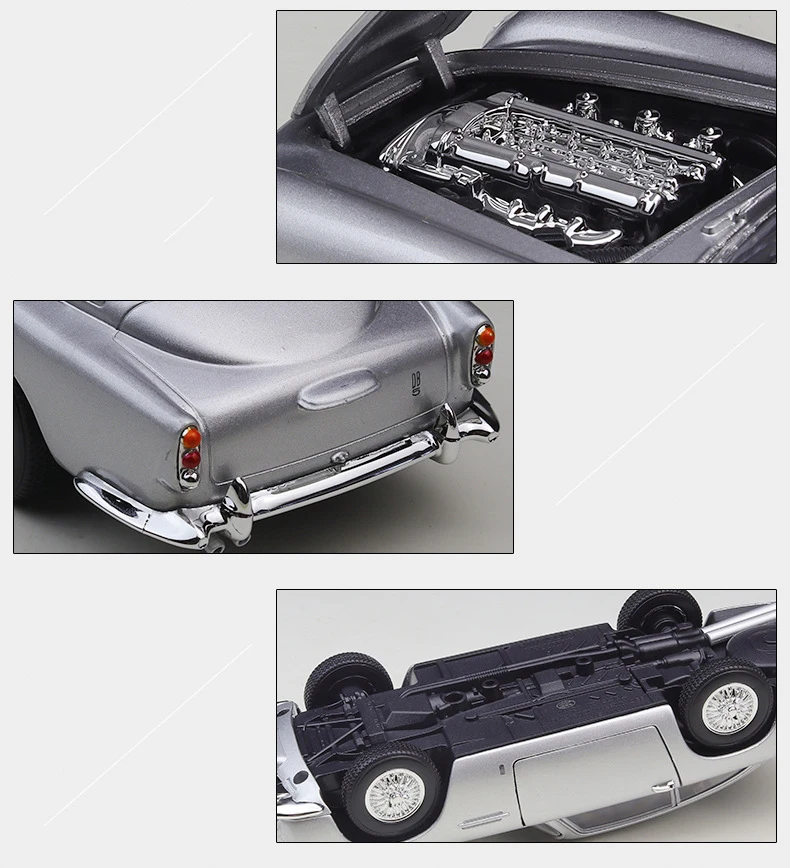 WELLY 1:24 Aston Martin DB5 Legierung Sportwagen Modell Druckguss Metall Klassische Retro Rennfahrzeug Auto Modell Simulation Kinder Spielzeug Geschenk – Detail 7