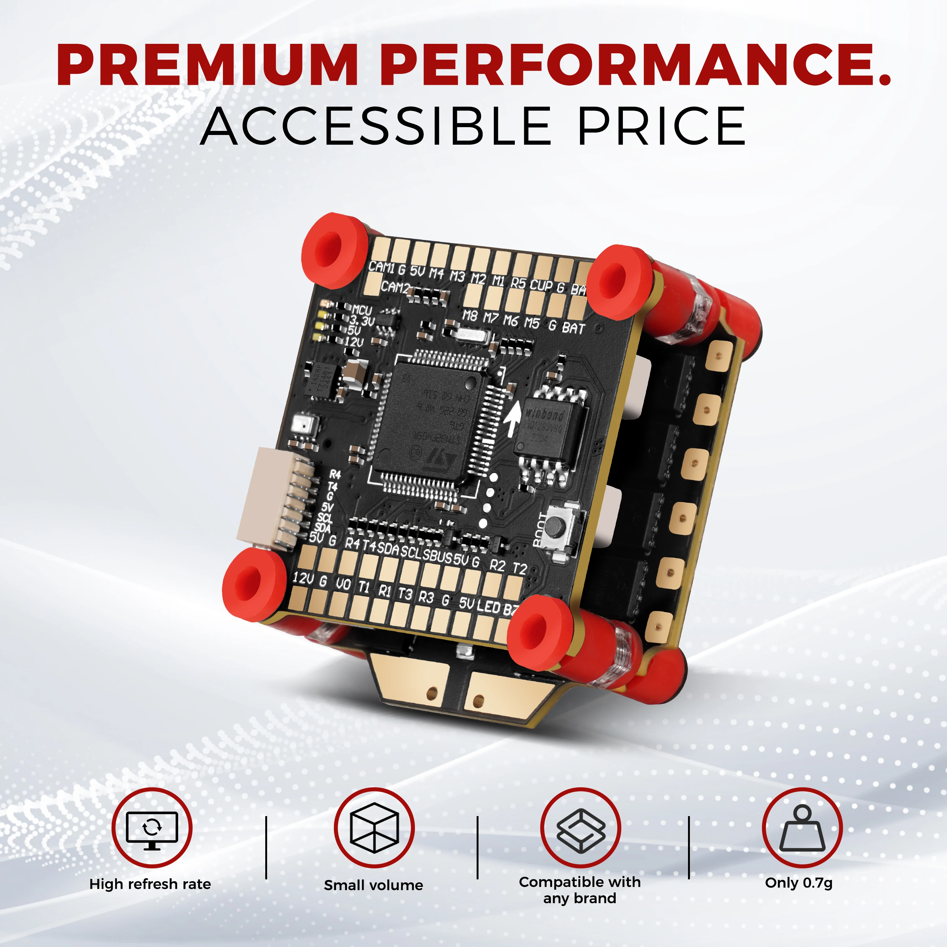 FlyWarp F4 FC F405 F7 FC F722 Flight Controller 55A/65A 4in1 ESC 4-8S Stack ICM42688 30.5X30.5mm for FPV Drones rc airplane 4