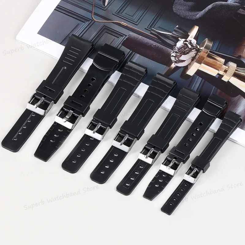 Universal Resin Sport Watch Strap with Pin Buckle - Various Sizes Available
