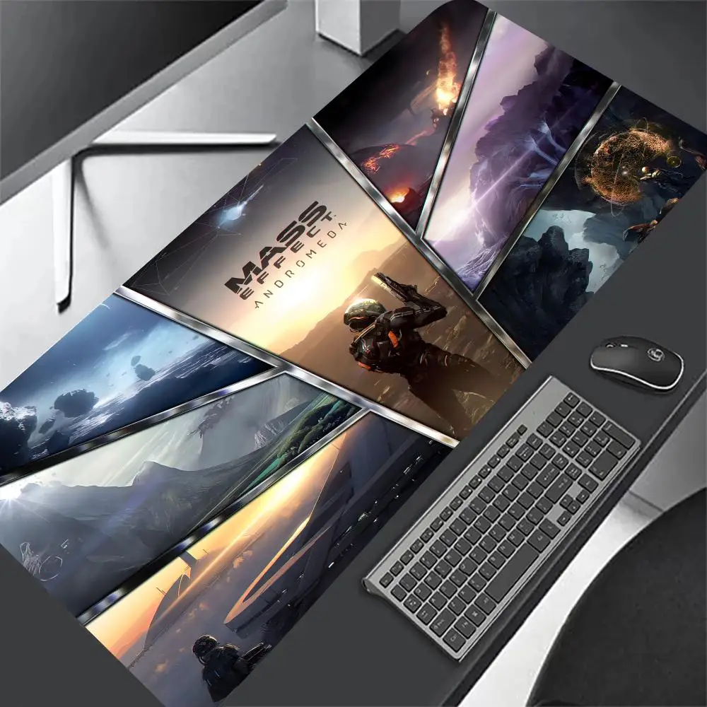 Player Game M-Mass Effects Andromedas  Mouse Pad Mouse Pad Chi G-Sr-Se Professional E-Sports Fine Surface Gaming Rubber Mouse Pad Smooth Table Mat