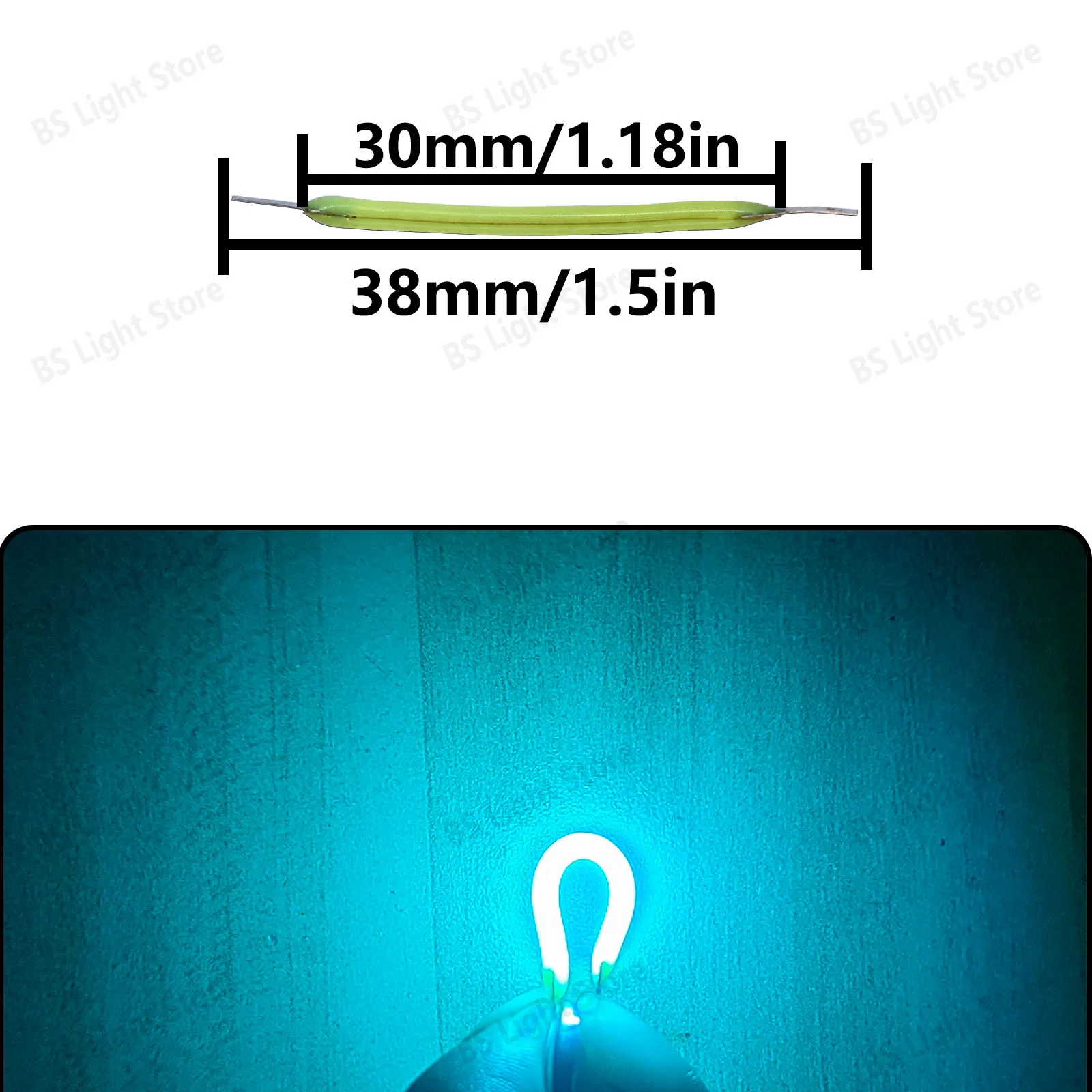 Ice Blue Flexible Filament Retro Edison Bulb Light Source