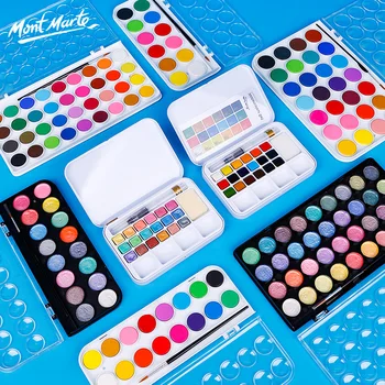 Washable Watercolor Paint Set with Brush 1