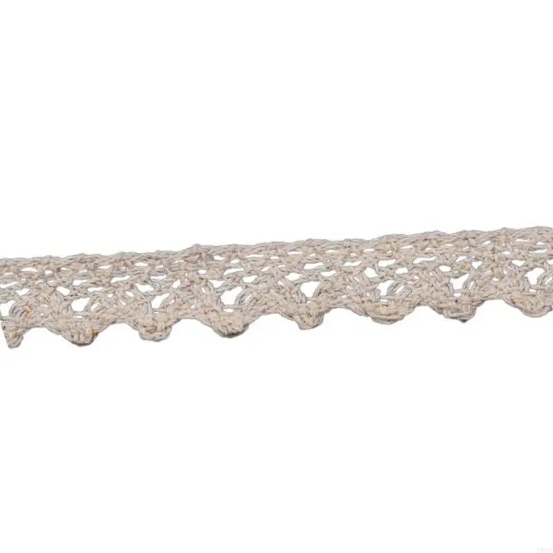 Flexibler Baumwollspitzenband 1,5 Zoll für Customes -Kleidung und Zuhause Akzent Y08E – Detail 8