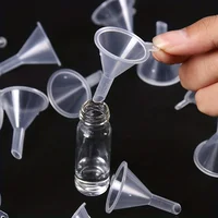 10 precision mini funnels for lab bottles, essential oils, perfumes, flavours, sand painting and powders 1