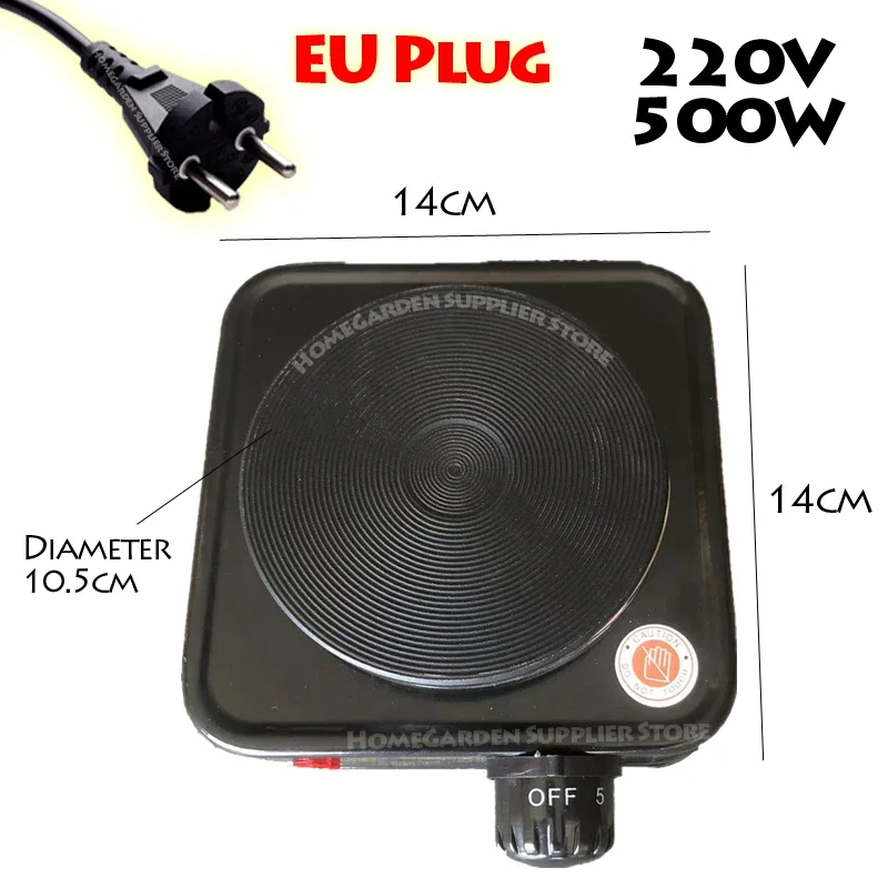 Black Heater EU Plug