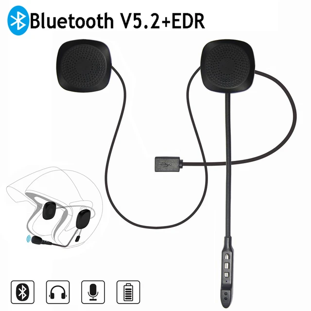 Audifonos Bluetooth para Casco Moto Auriculares Inalambrico Universal