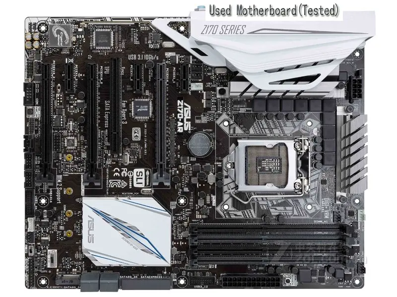 

ASUS Z170-AR LGA 1151 DDR4 USB3.0 USB3.1 M.2 64GB Z170 Desktop motherboard