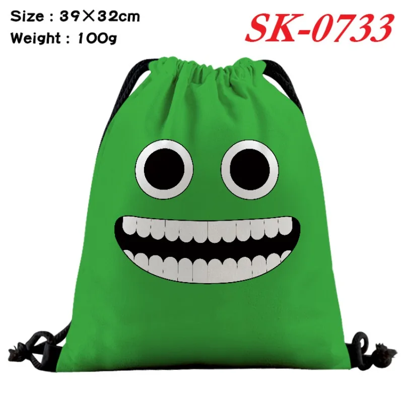 

Full-color Drawstring Pockets Around Banban Garden Cartoon Beam Mouth Backpack Drawstring Backpack Storage Bag