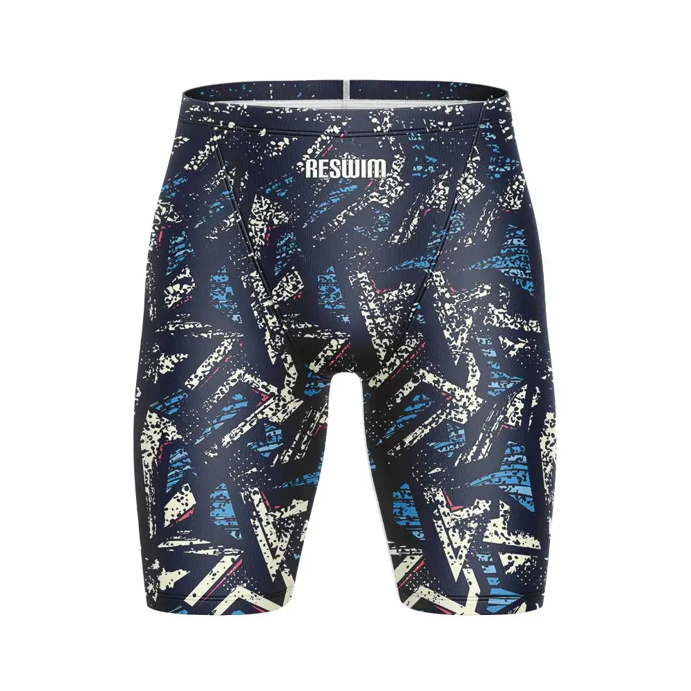 Men's Athletic Training Swimsuit Swimming Trunks Swim Jammer Shorts Beach Tights Swimwear Surfing Pants Summer Quick Dry