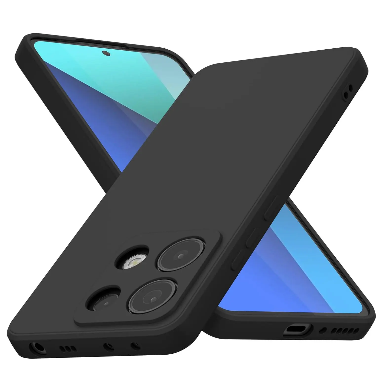 Soft Liquid Silicone Phone Case Cover  Shell