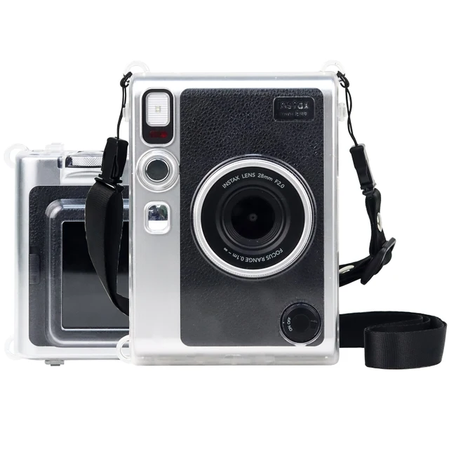Protective Crystal Shell Case with Strap for FUJIFILM Instax mini 