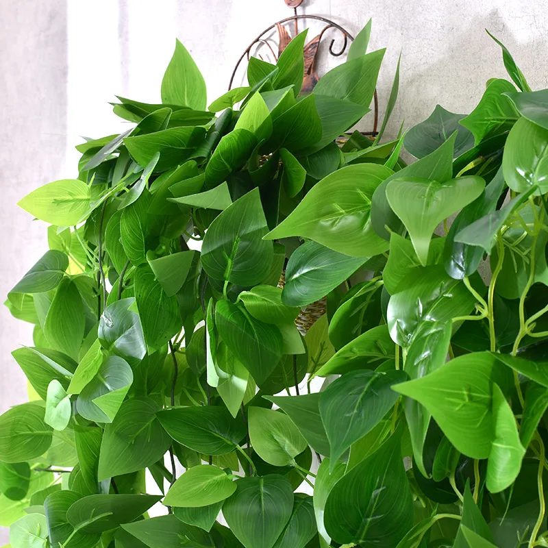 Artificial Ivy Vines Fake Leaves Garland 105cm/41.3in Long Clover Plant for Floral Arrangement for Wall Hanging Backdrop Bouquet