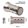 Motorcycle Modification Exhaust Silencer Gun Barrel Hexagonal Interface Silencer Plug For Reducing Noise 51 Caliber Silencer