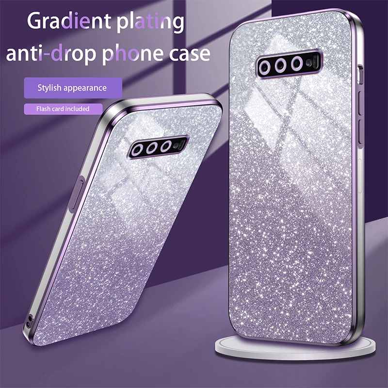 For Samsung Galaxy S10 Luxury Electroplated Glitter Case For