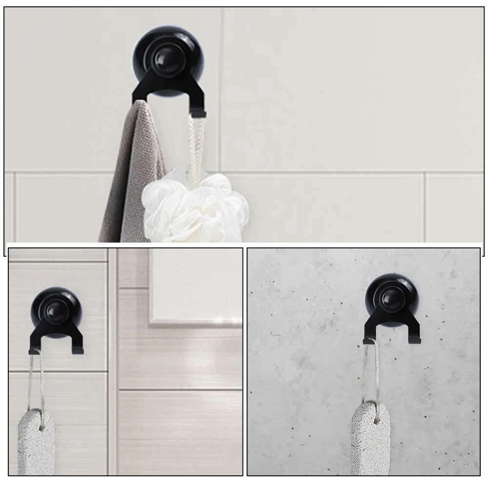 Bathroom Hook Hanging Suction Cup Hook Heavy Duty Hanger 2pcs For Glass Window