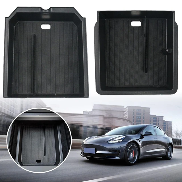 for Tesla Model 3 2024 Highland Center Console Armrest Storage Box  Organizer Central Storage Organizer ABS Accessories