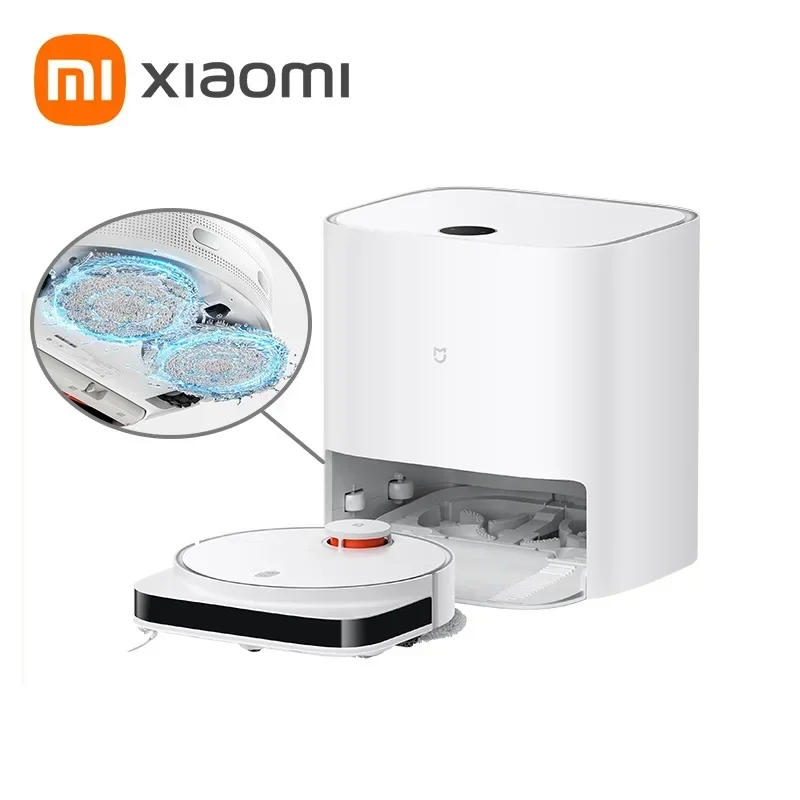 Nuovo Xiaomi Mijia Robot Vacuum Mop Pro Self Cleaning Home Sweeping 3000Pa Cyclone Aspirazione Rotante Lavaggio A Pressione Mopping Smart
