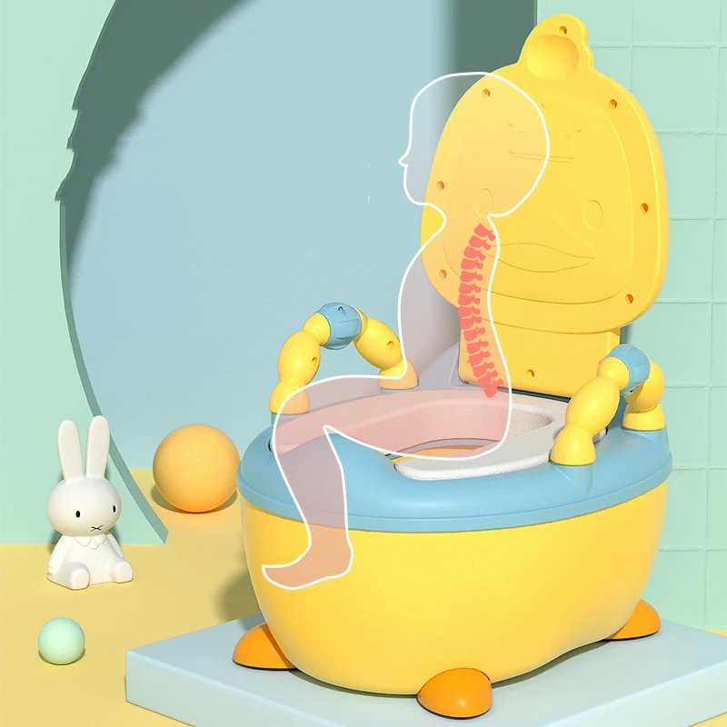 0-6 Years Old Children\'s Pot Soft Baby Potty Plastic Road Pot Infant Cute Toilet Seat Baby Boys And Girls Potty Trainer Seat WC